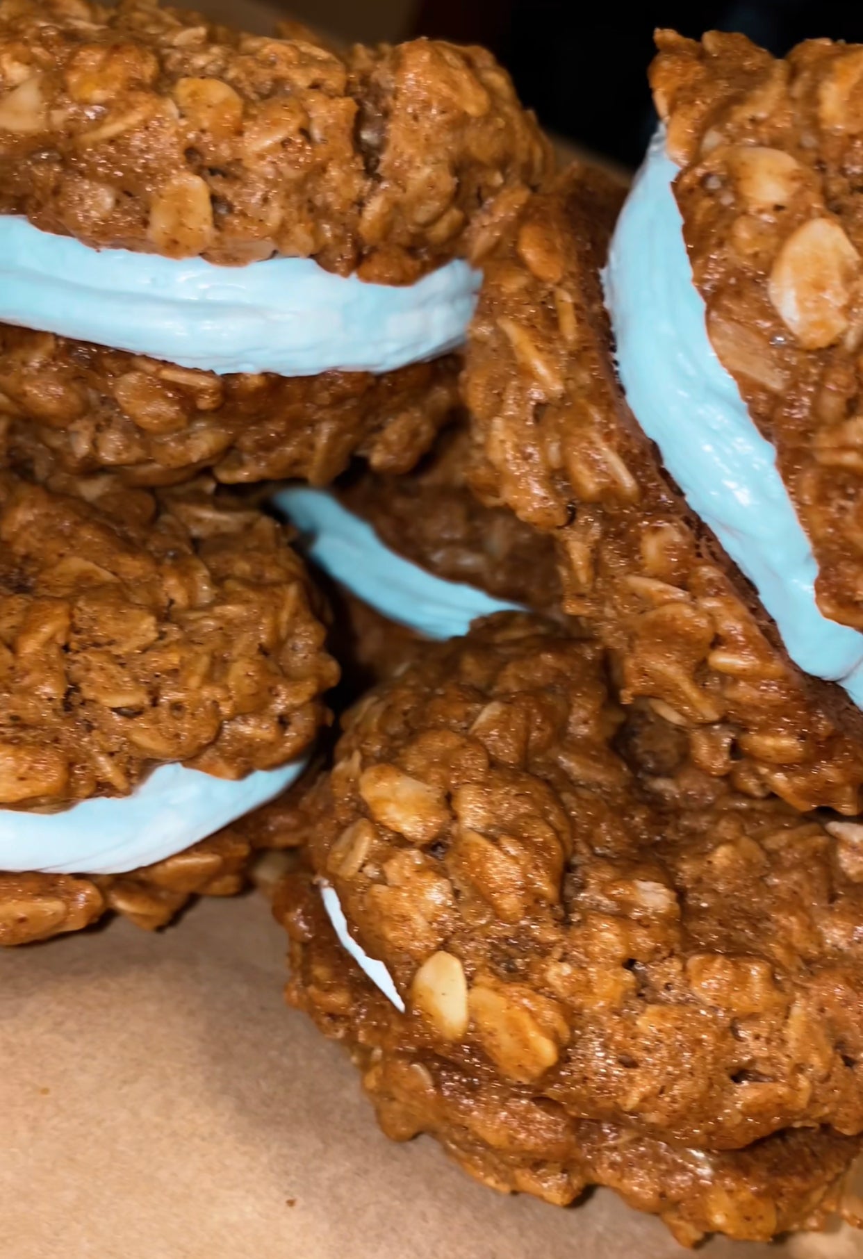 Organic Plant Based Oatmeal Creampie Cookies