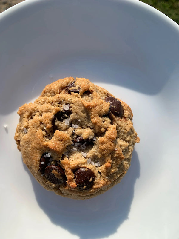 Organic Plant Based Tahini Chocolate Chip Cookies