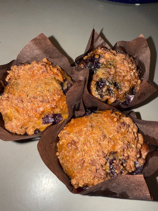 Vegan & Plant Based Blueberry Muffins